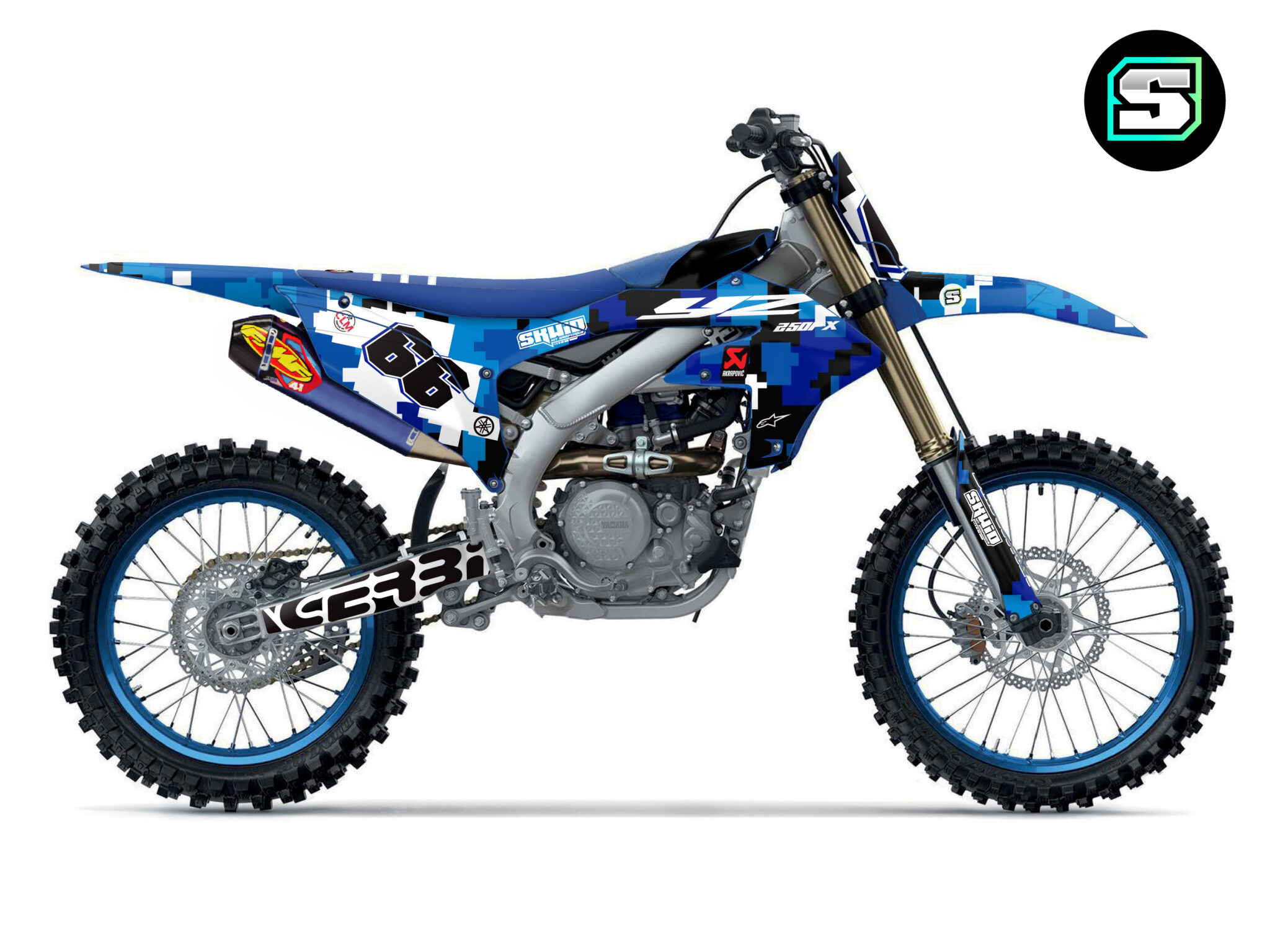 Blue pixel_yamaha - photomontage
