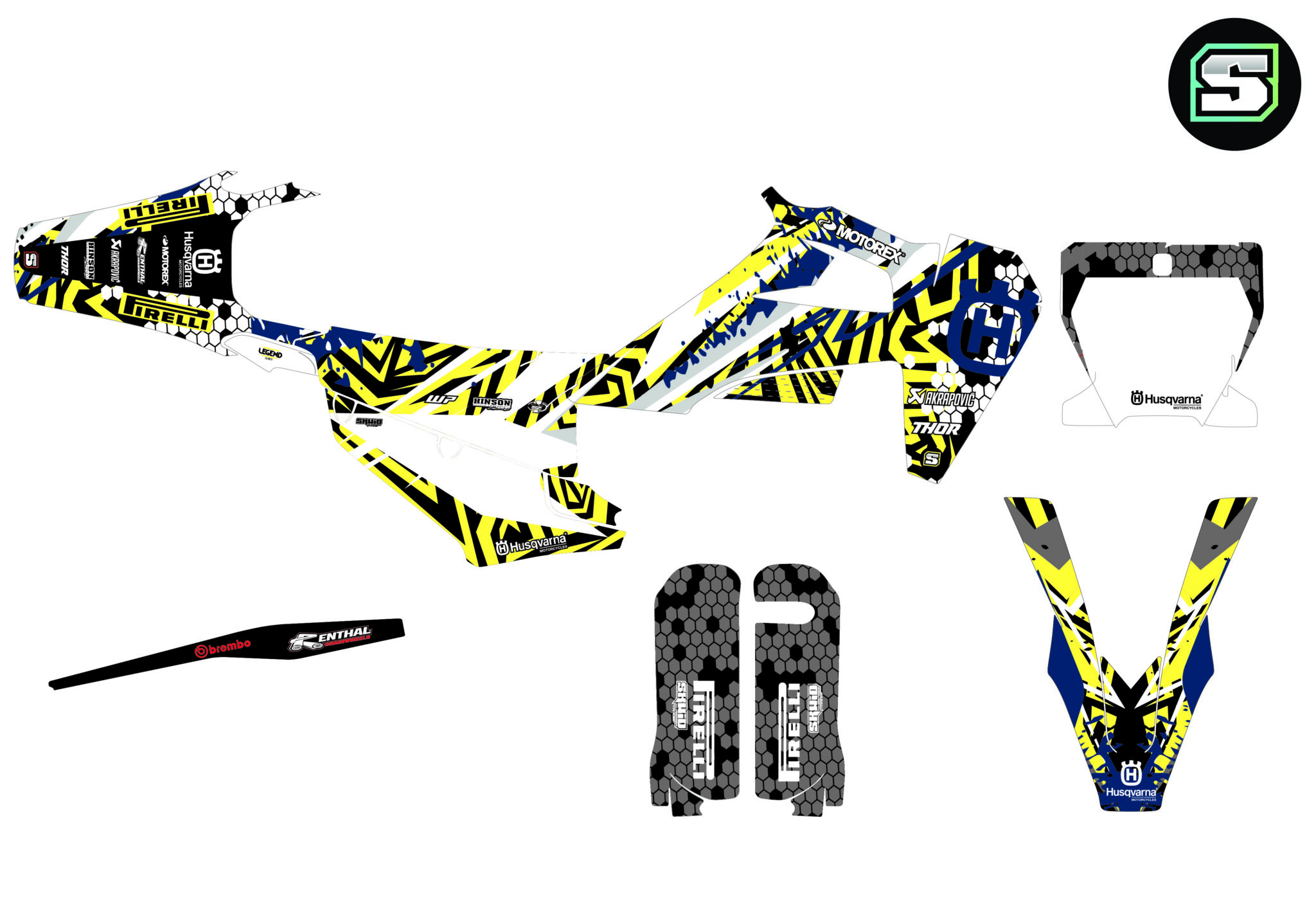 alveole_husquvarna fc450 2023 - a plat