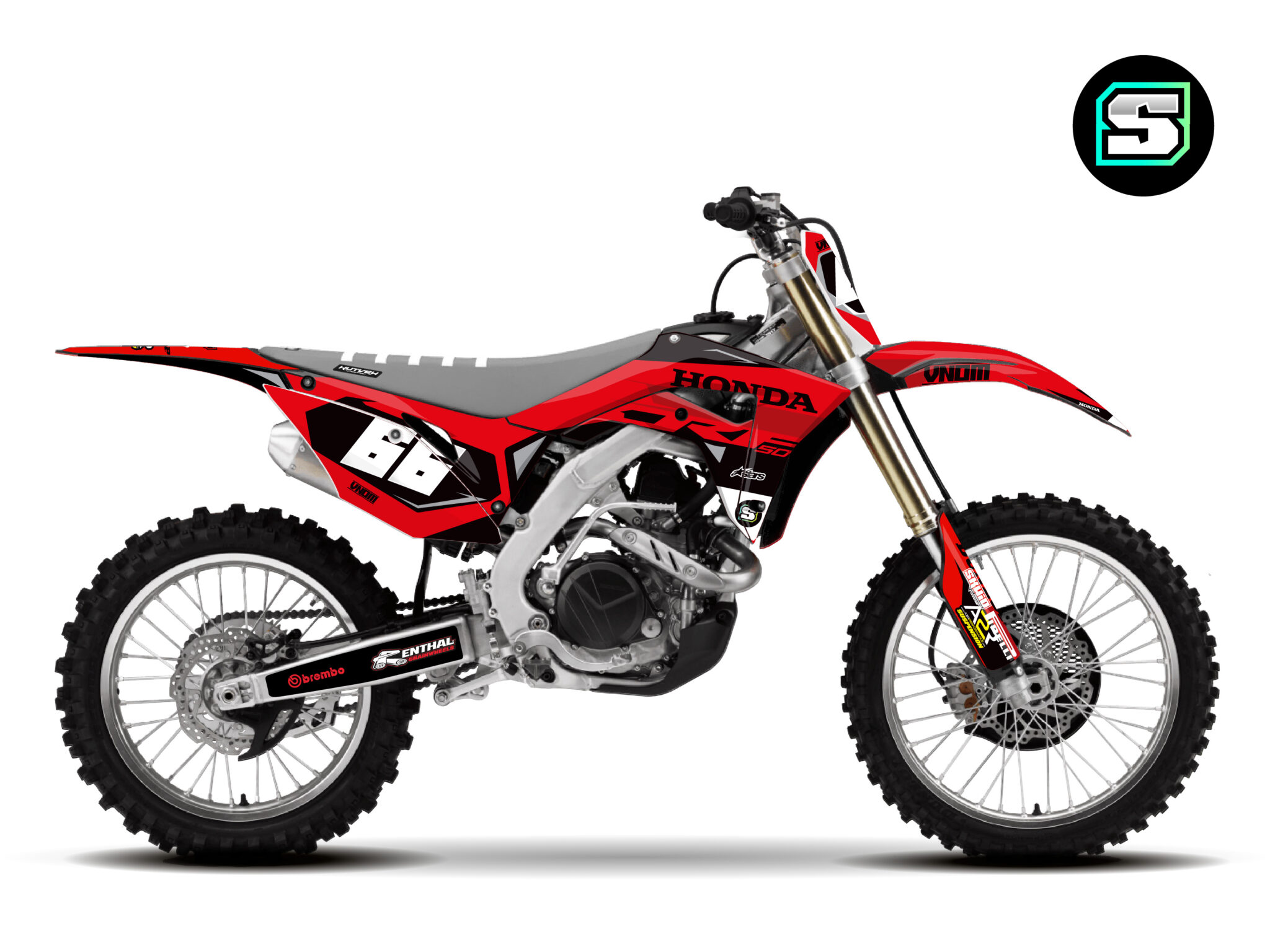 bete rouge_honda crf 2020 - photomontage