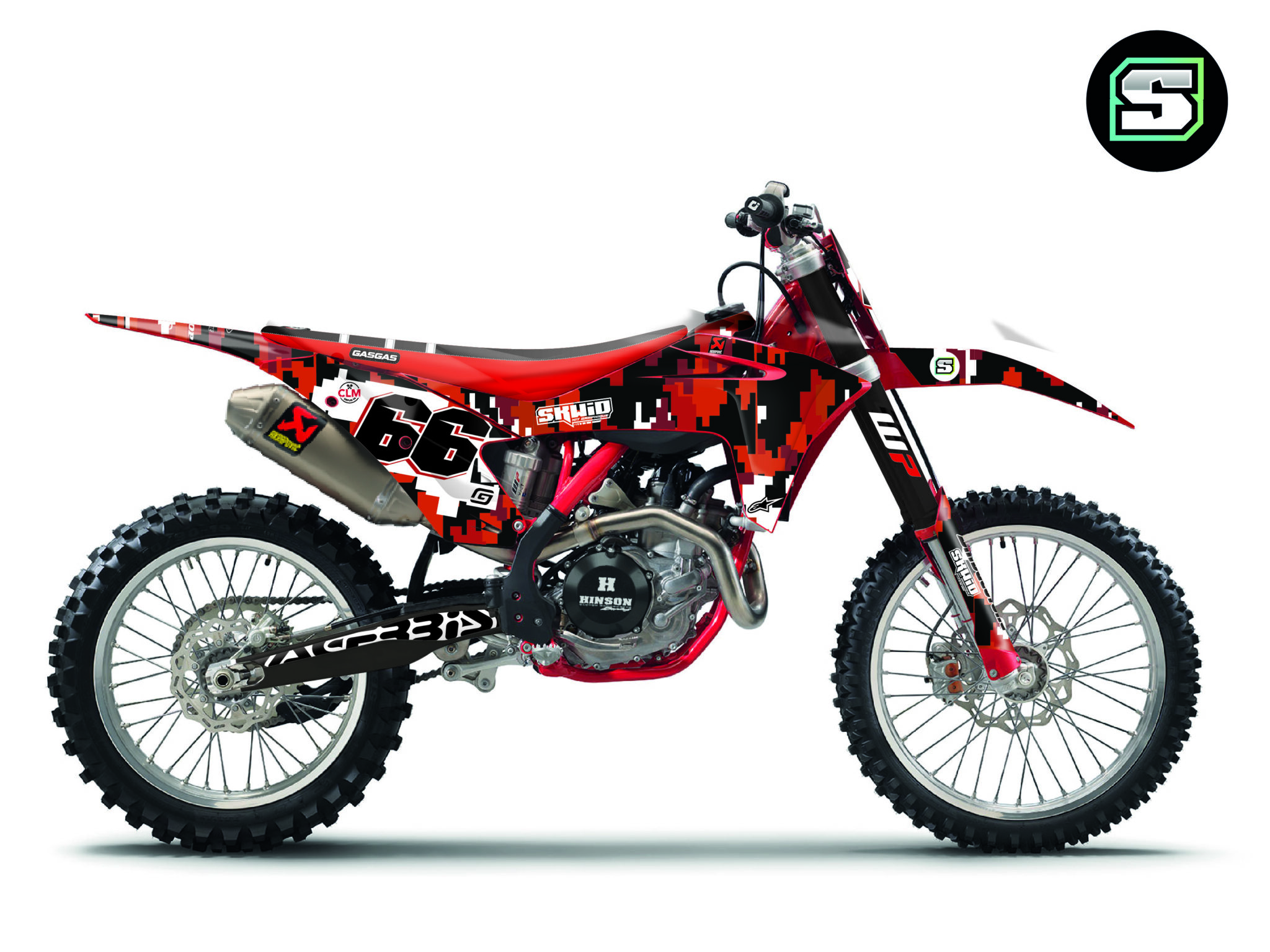 red pixel _ gasgas - photomontage